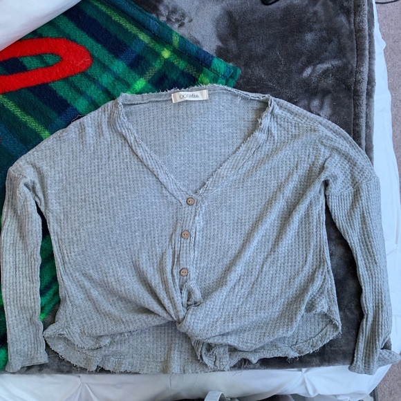 Gray long sleeve sweater - Picture 1 of 1